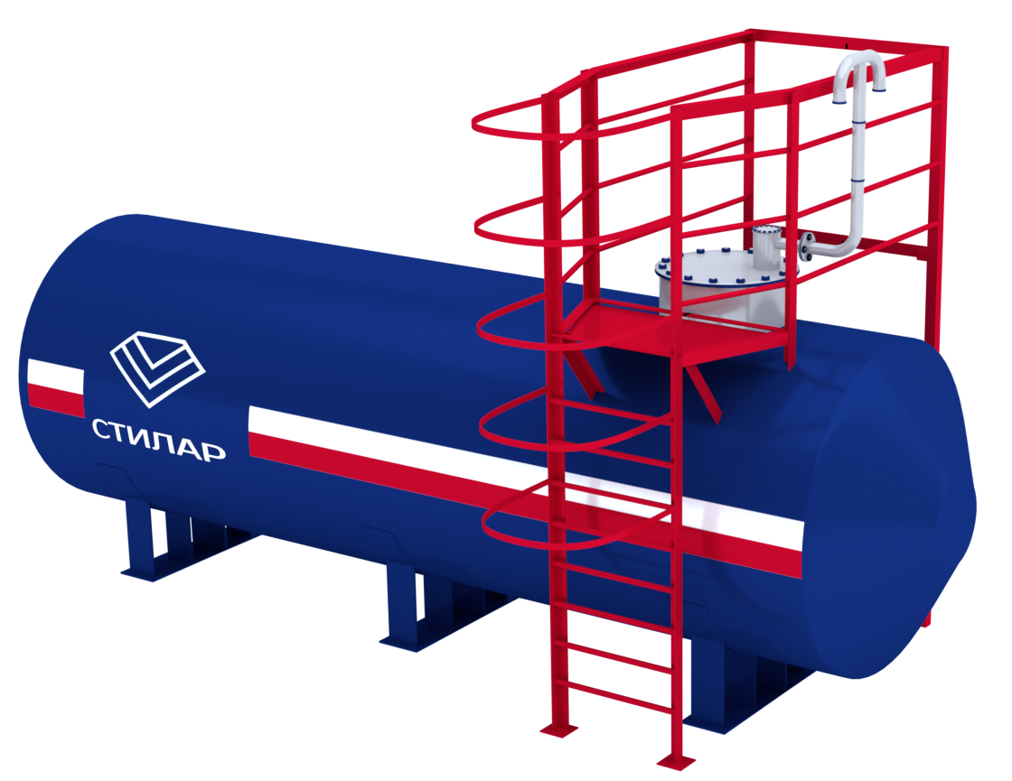 Горизонтальный резервуар РГСН для сточных вод 125 м³ от завода-производителя